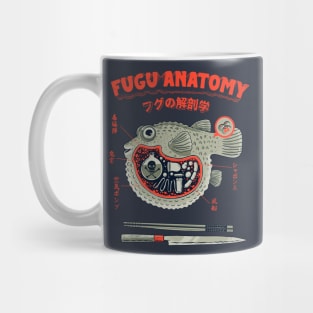 Pufferfish Anatomy Mug